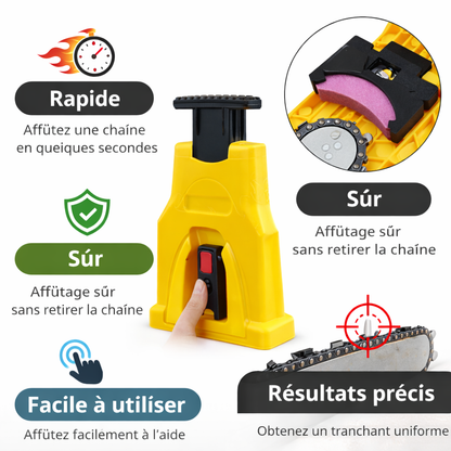 Bricoro ChainX™ Affûteur de chaîne universel