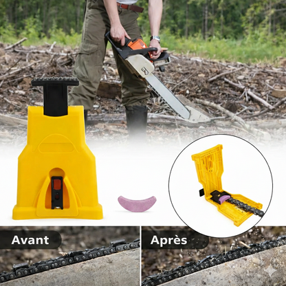 Bricoro ChainX™ Affûteur de chaîne universel