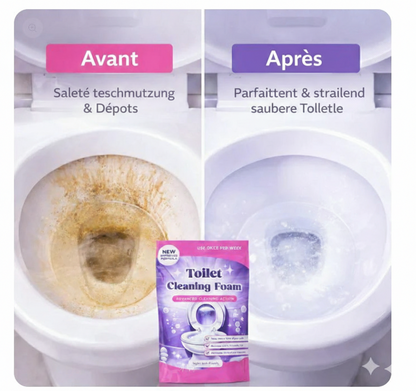 Bricoro FizzFlush™ Poudre nettoyante pour toilettes