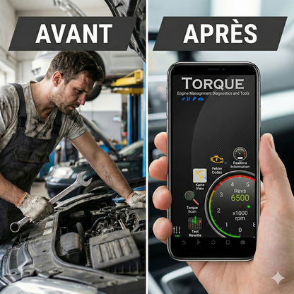 Bricoro CarCheck™ – détectez les pannes et économisez sur les frais de garage
